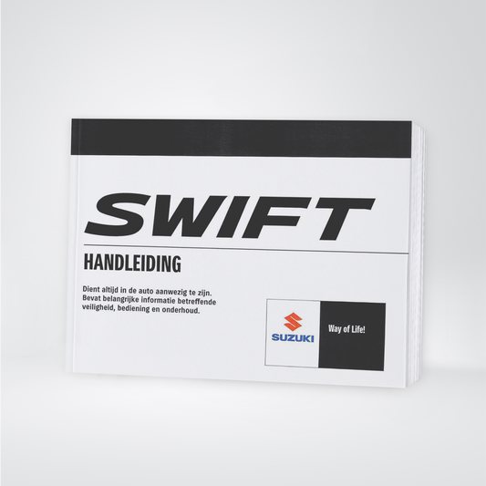 2023-2024 Suzuki Swift/Swift Hybrid Owner's Manual | Dutch
