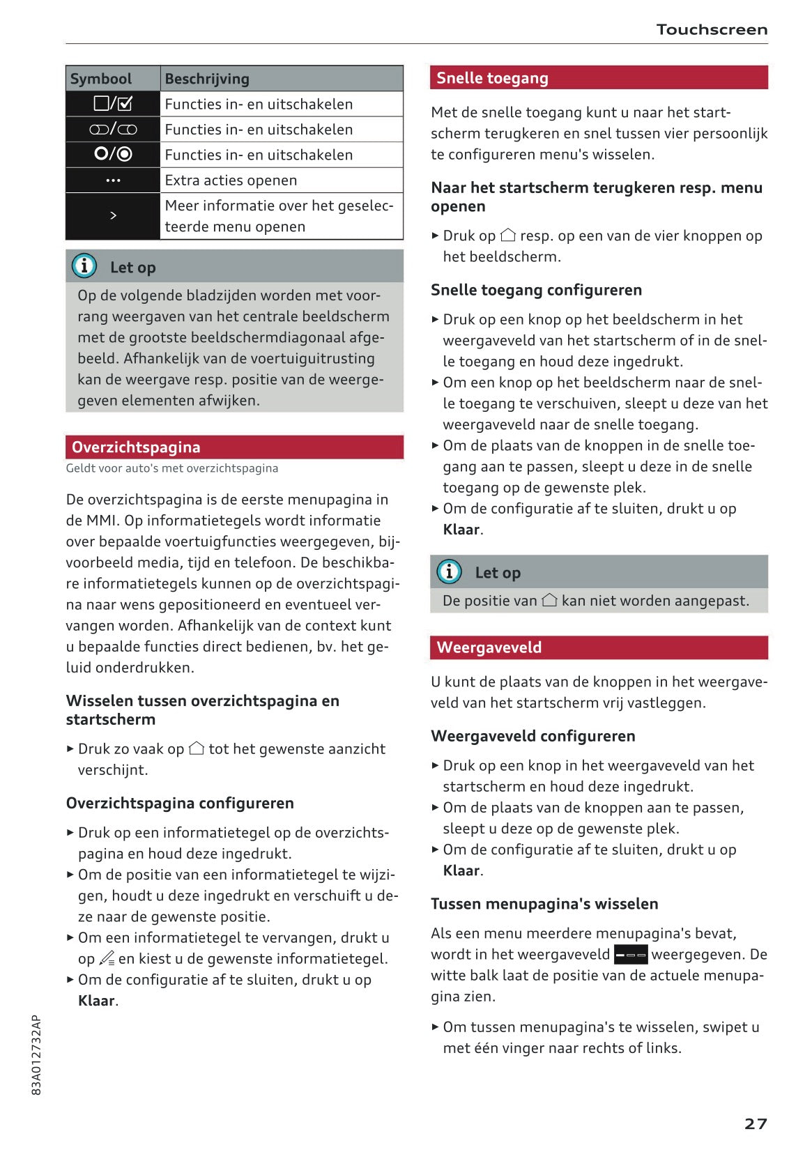 2023 Audi Q3/Q3 Sportback/RS Q3 Gebruikershandleiding | Nederlands