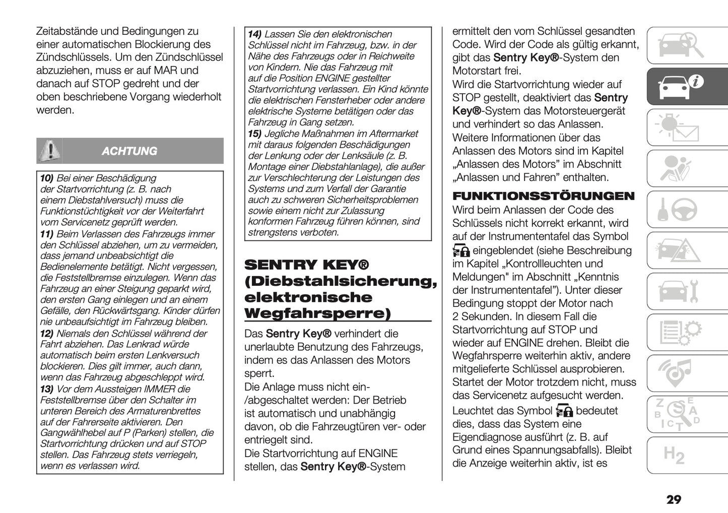 2025 Fiat Ducato Owner's Manual | German