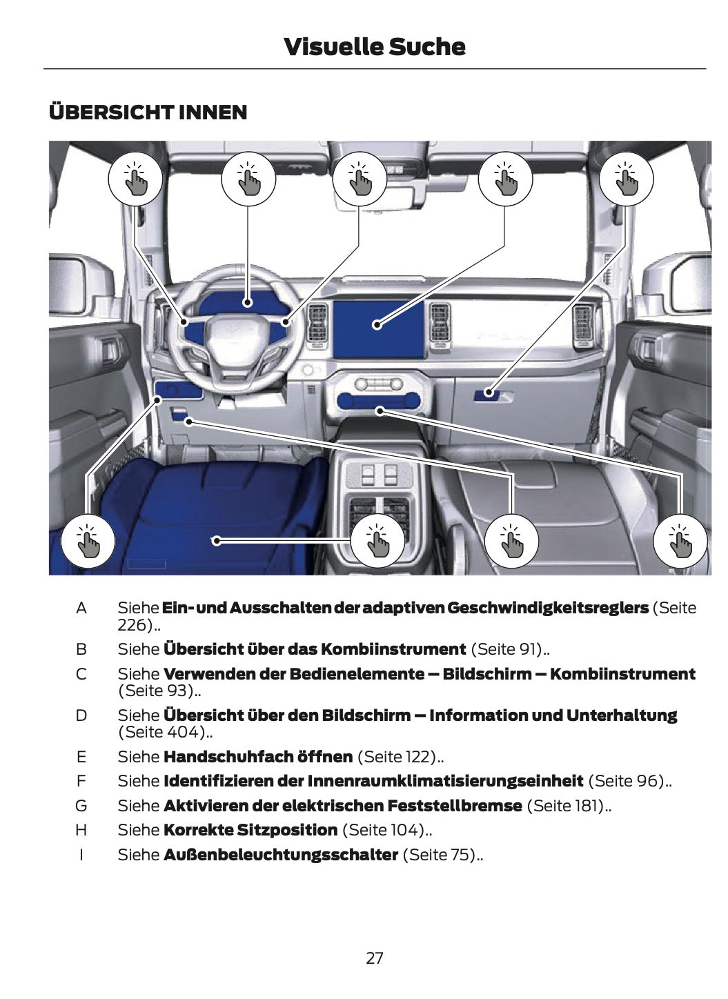 2024-2025 Ford Bronco Bedienungsanleitung | Deutsch