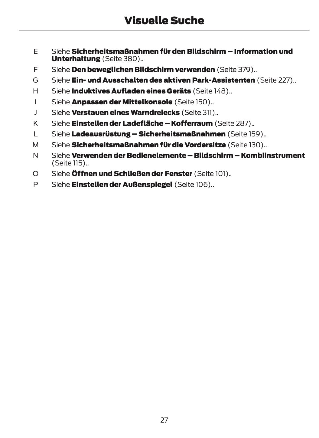 2024-2025 Ford Explorer Owner's Manual | German