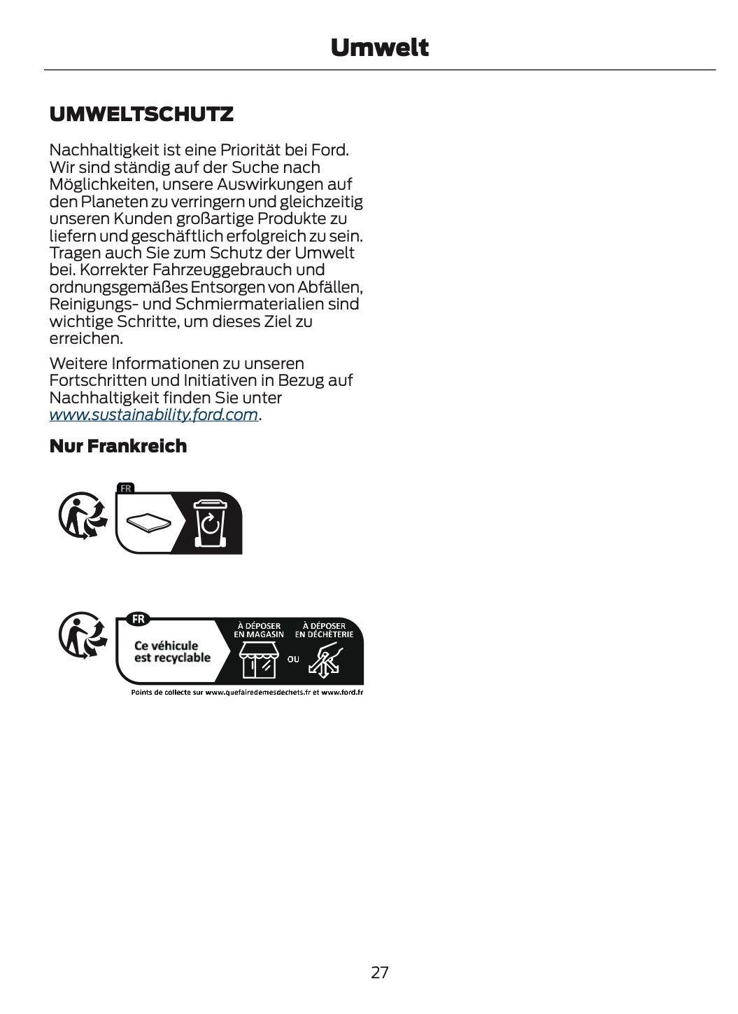 2024-2025 Ford Kuga Bedienungsanleitung | Deutsch