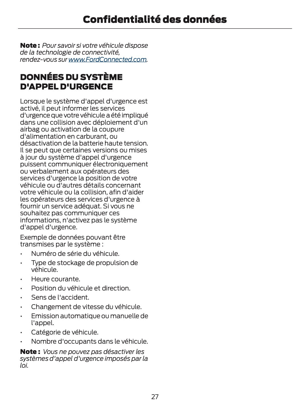 2025-2026 Ford Mustang Manuel du propriétaire | Français