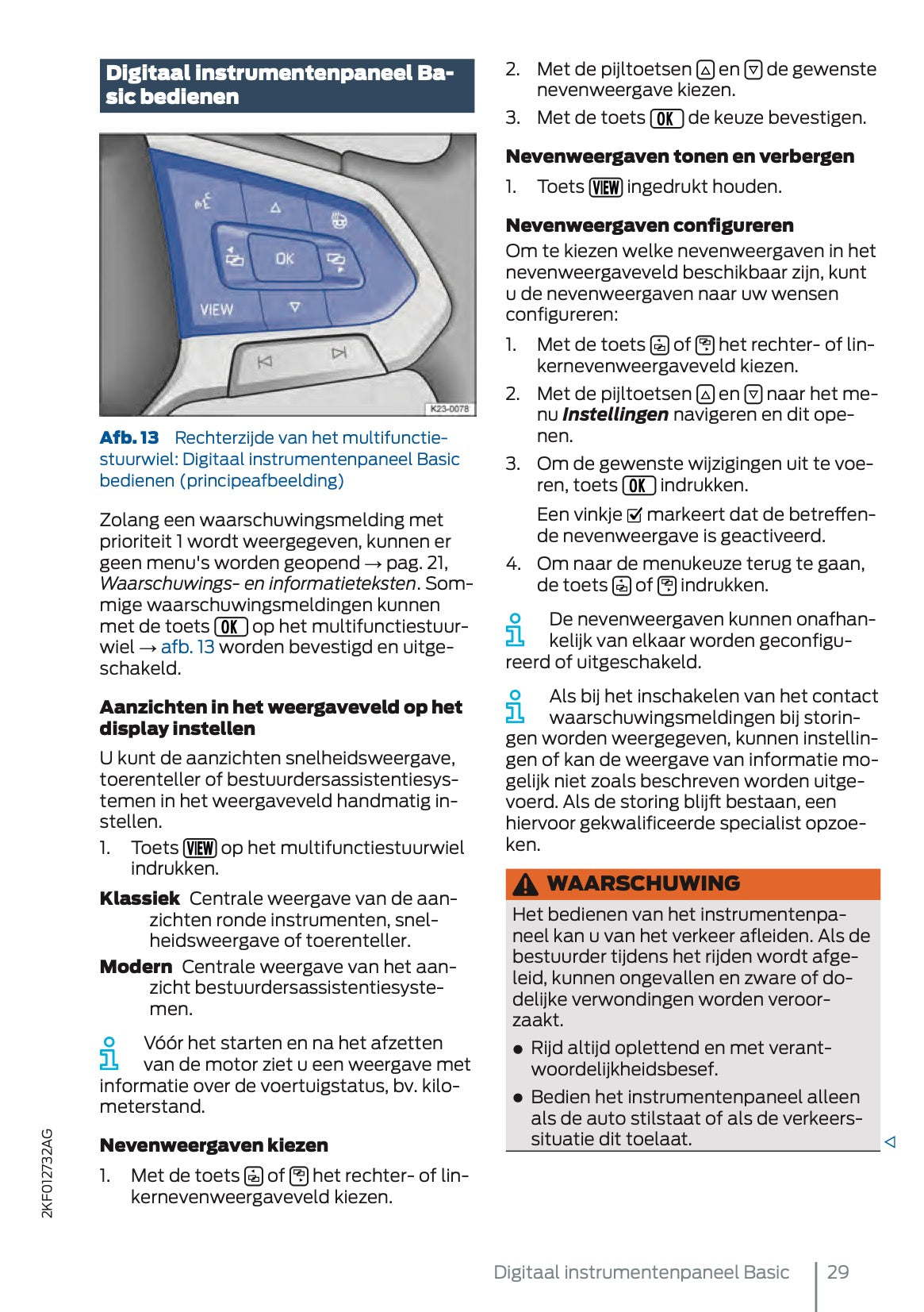 2025 Ford Tourneo Connect/Transit Connect Owner's Manual | Dutch