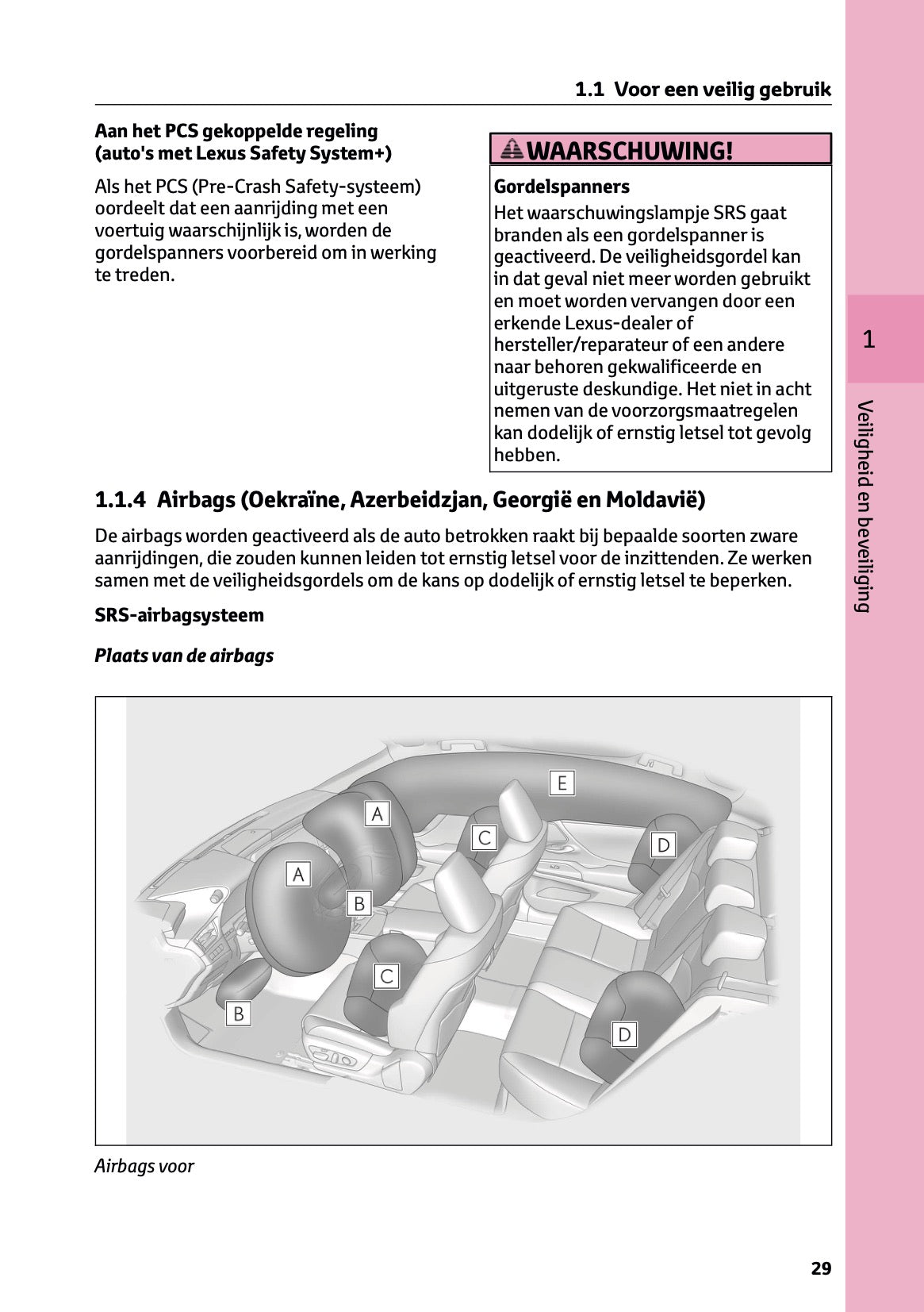 2024 Lexus ES 300h Owner's Manual | Dutch