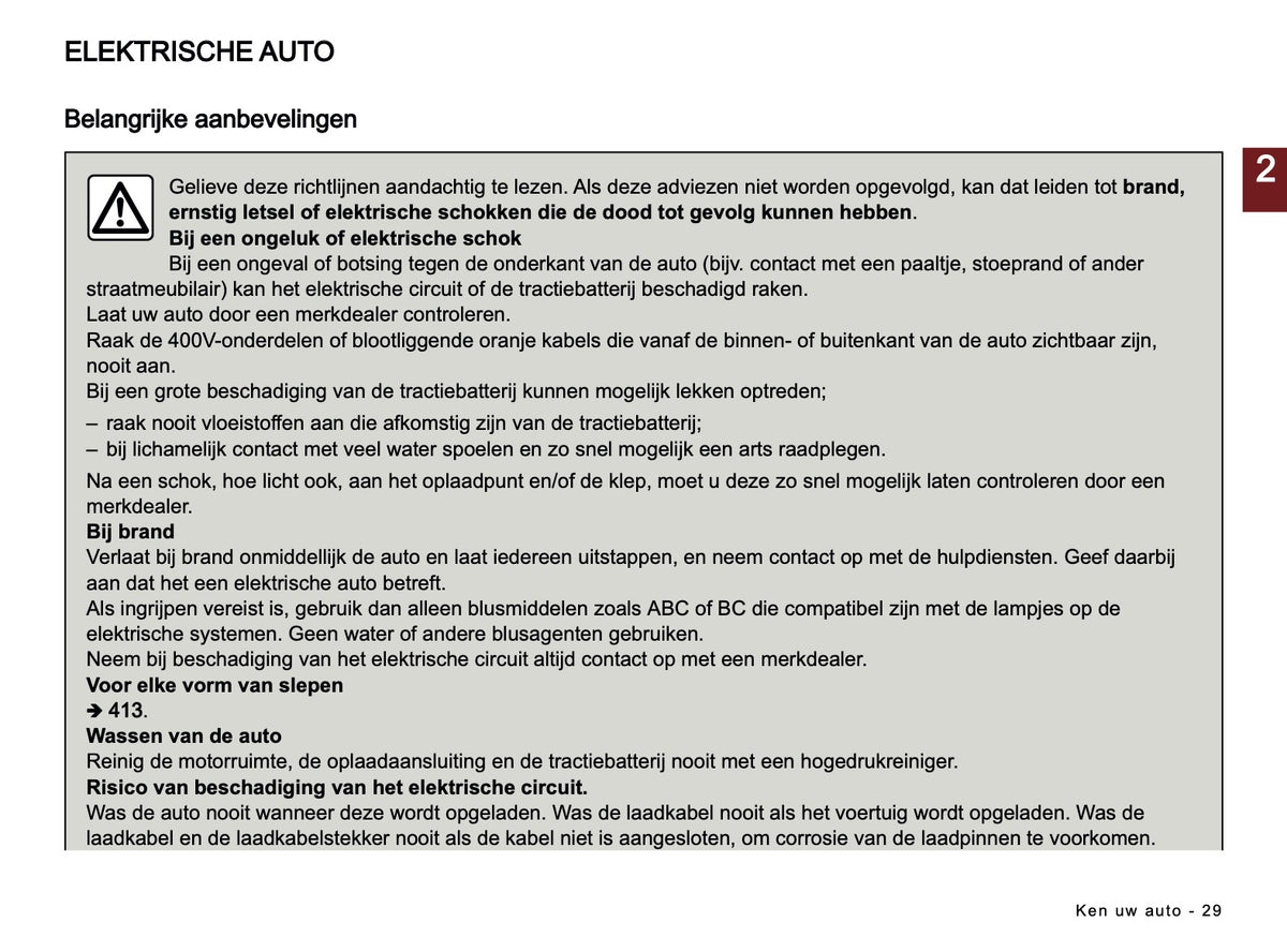 2023-2024 Renault Megane E-Tech Electric Gebruikershandleiding | Nederlands