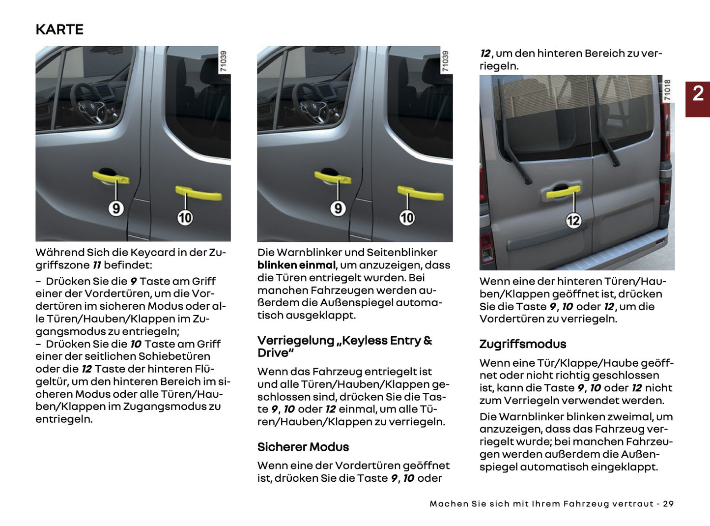 2024-2025 Renault Trafic Owner's Manual | German
