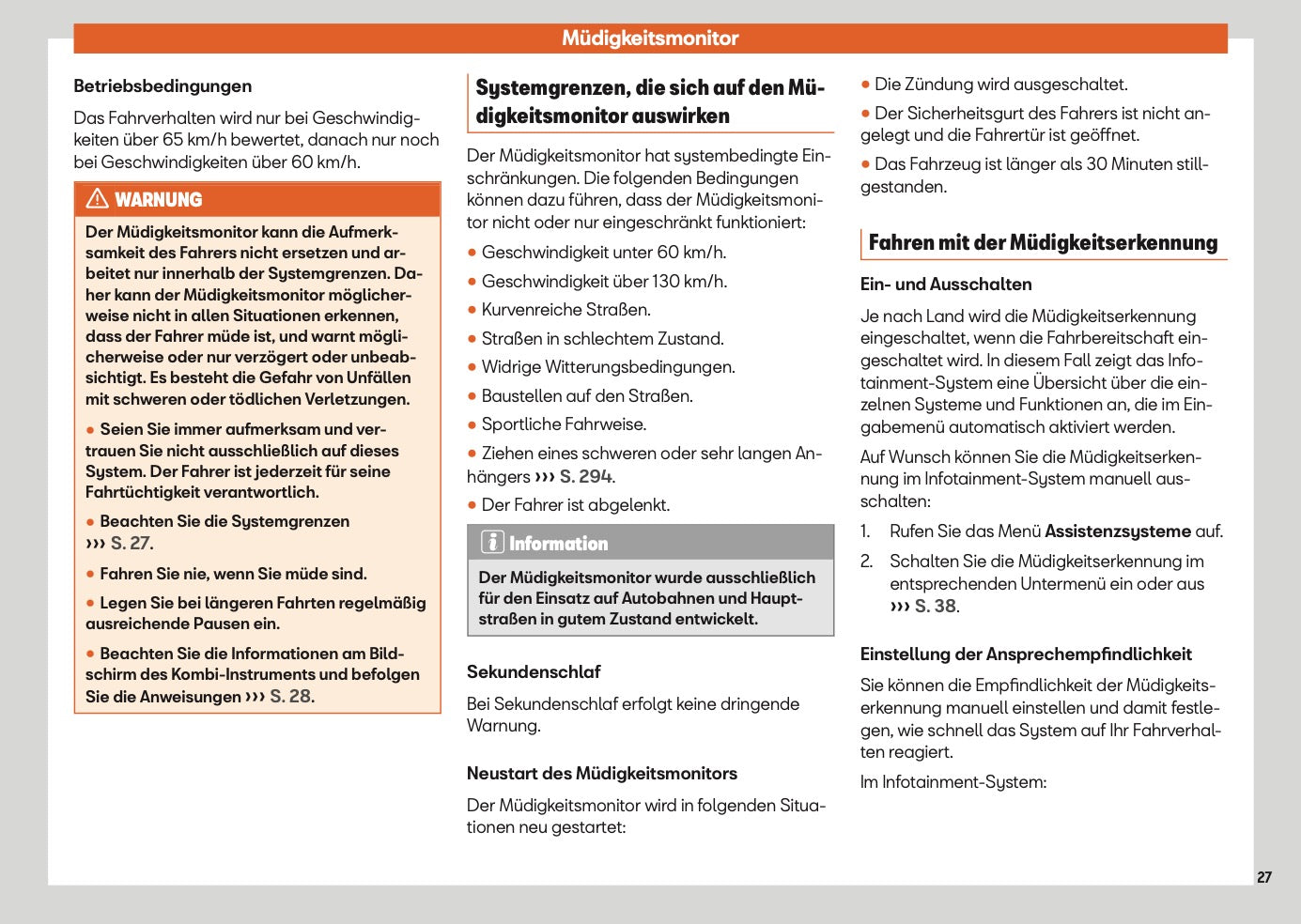 2025 Seat Ateca Owner's Manual | German