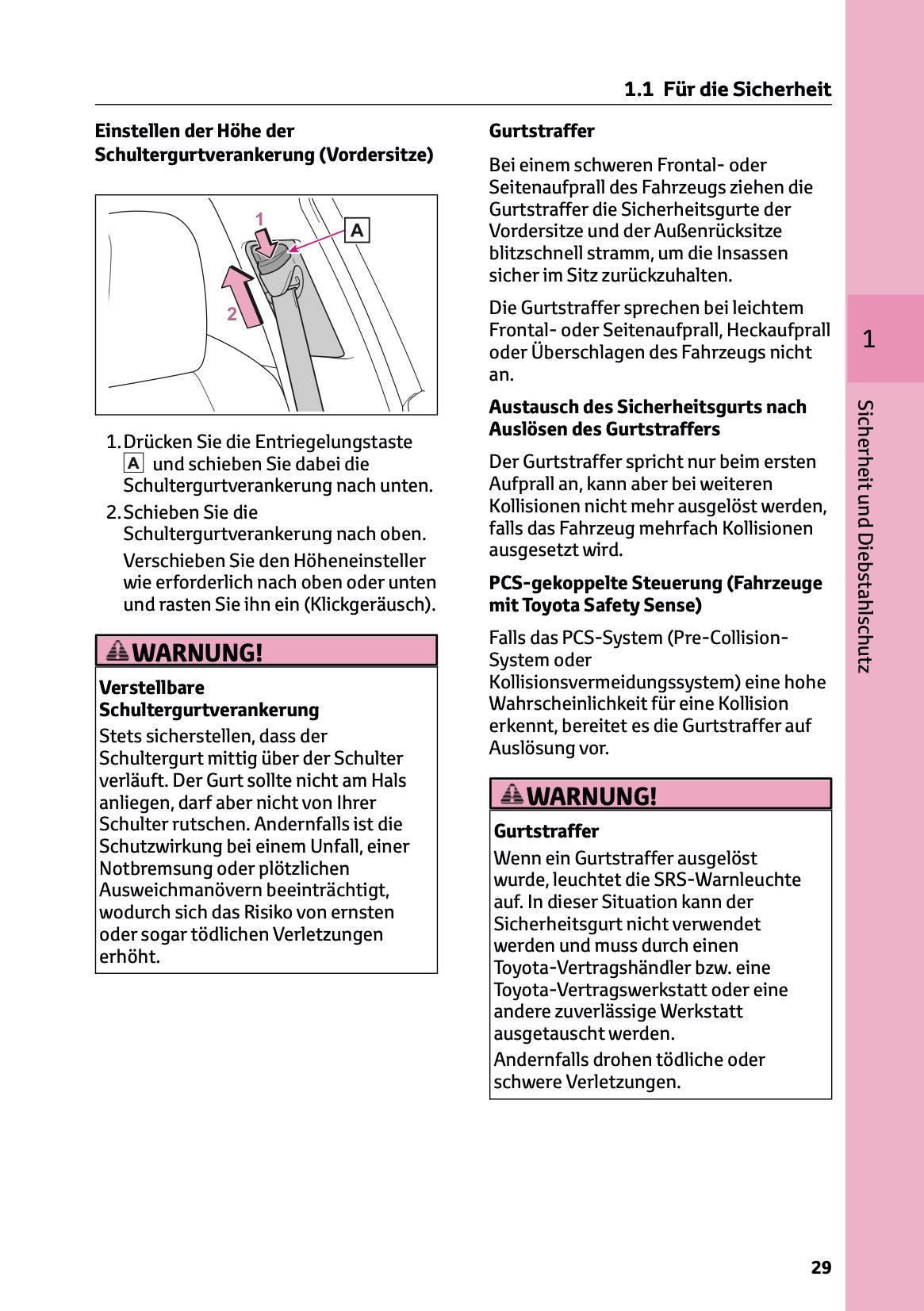 2025 Toyota bZ4X Bedienungsanleitung | Deutsch