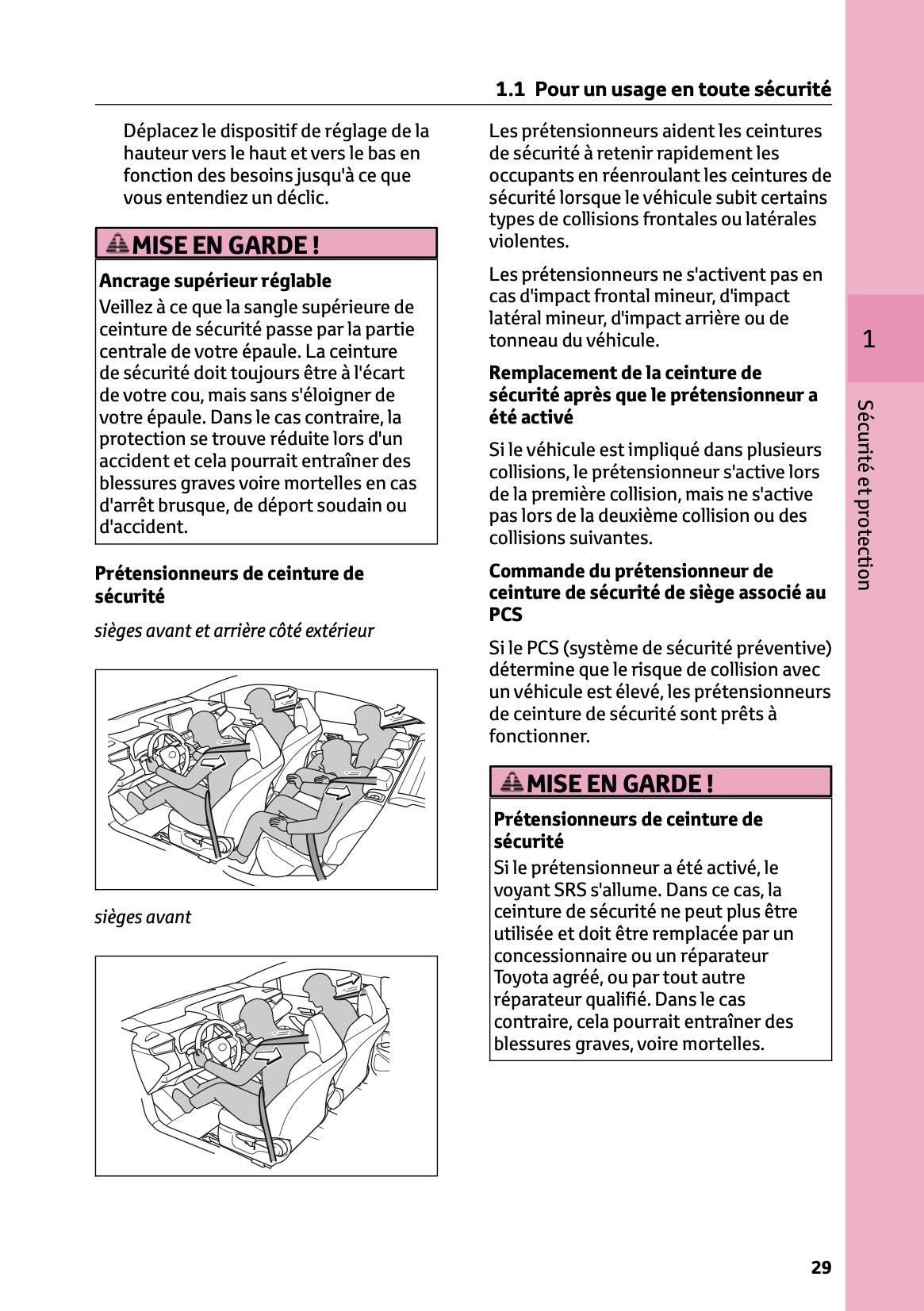 2026 Toyota Corolla Hybrid Hatchback/Touring Sports Owner's Manual | French