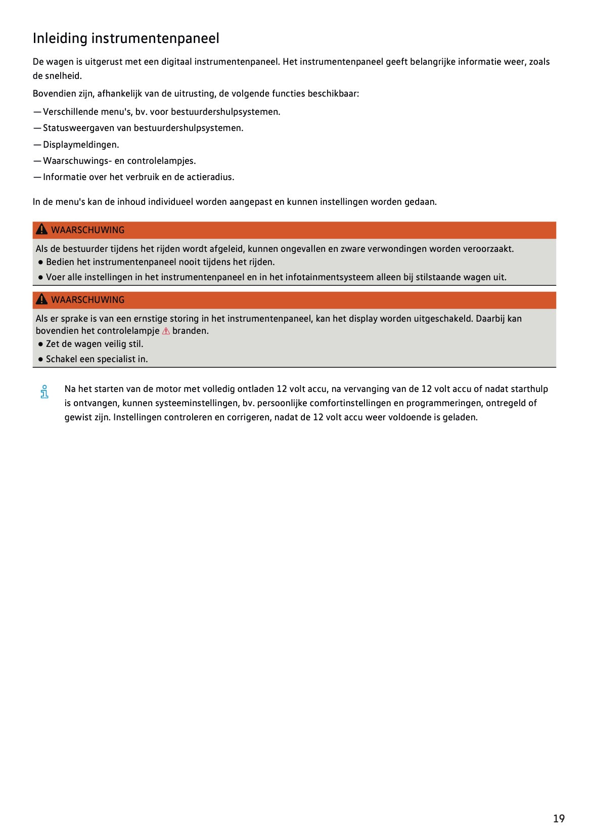 2021-2022 Volkswagen Polo Owner's Manual | Dutch