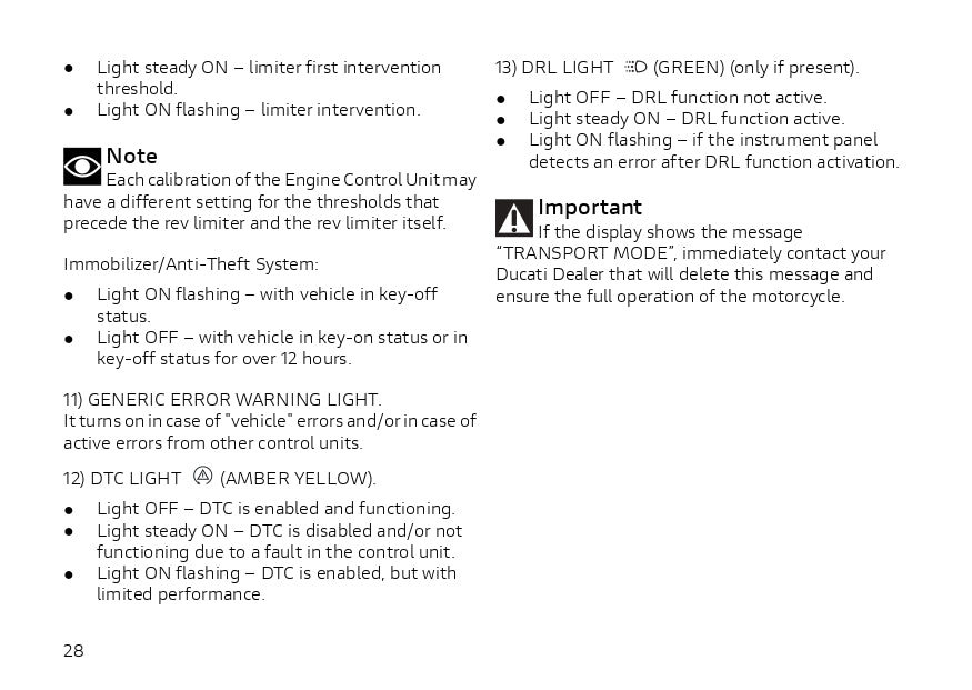 2019 Ducati Scrambler Owner's Manual | English