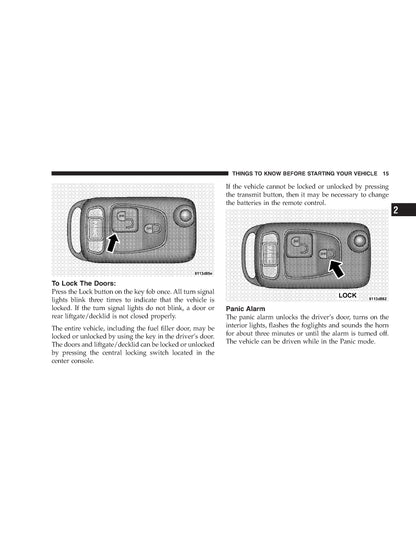 2005 Chrysler Crossfire SRT6 Gebruikershandleiding | Engels