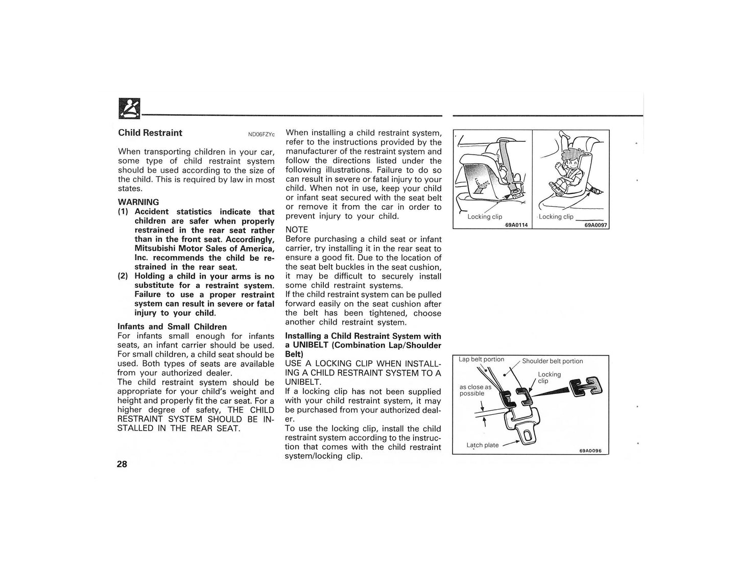 1993 Mitsubishi 3000GT Gebruikershandleiding | Engels