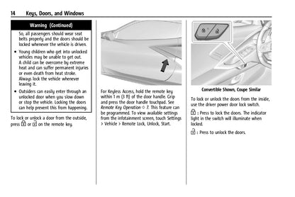 2023 Chevrolet Corvette Gebruikershandleiding | Engels