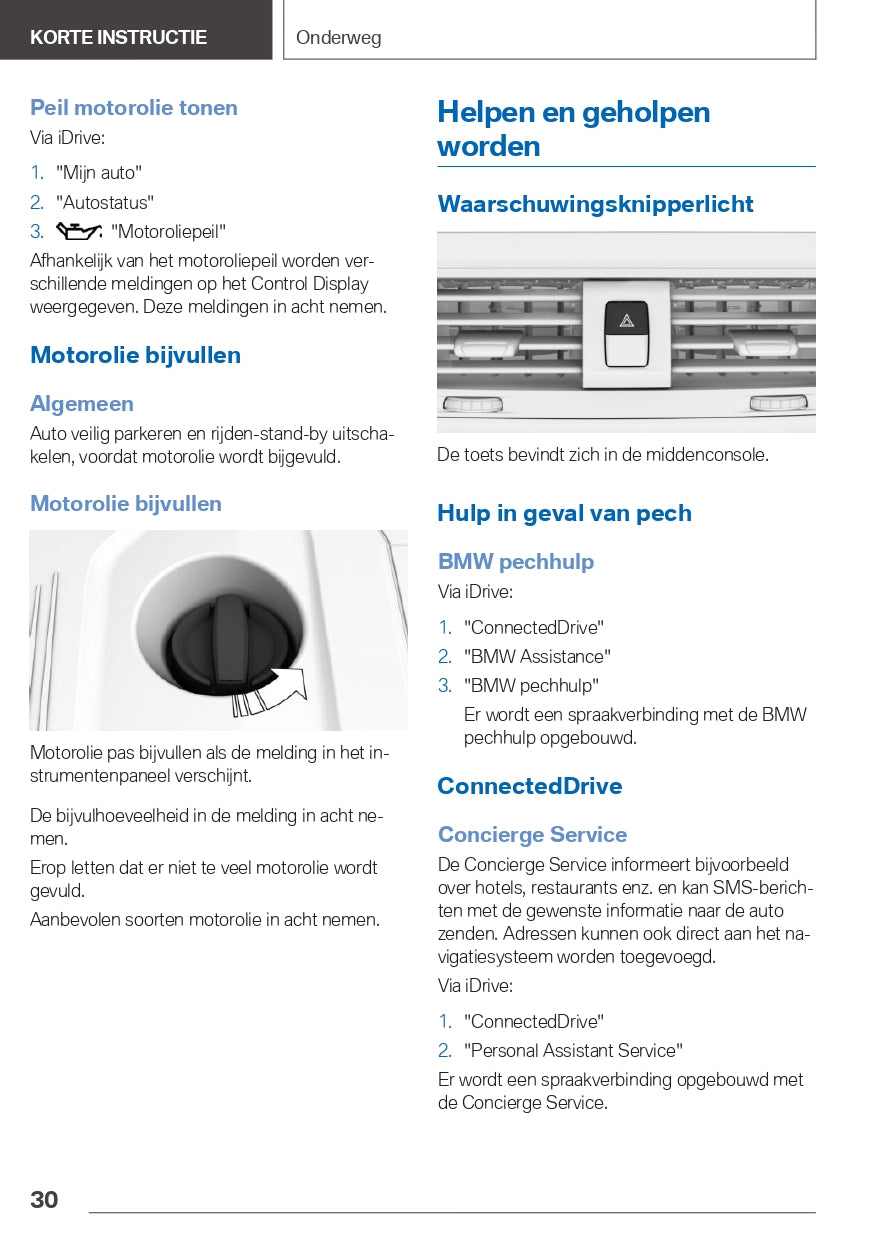 2020 BMW X3 Owner's Manual | Dutch