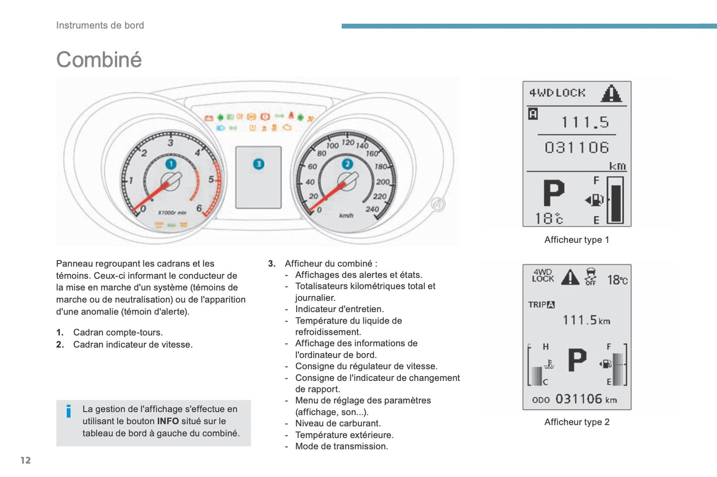 2016-2017 Peugeot 4008 Bedienungsanleitung | Französisch