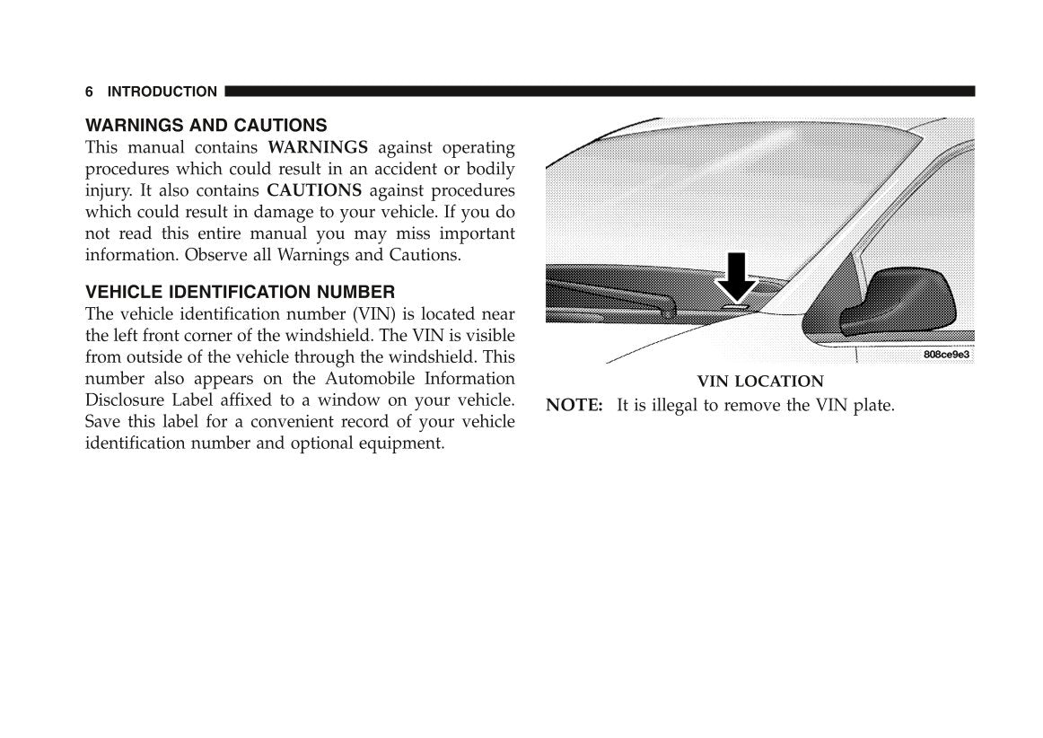 2006 Dodge Charger Gebruikershandleiding | Engels