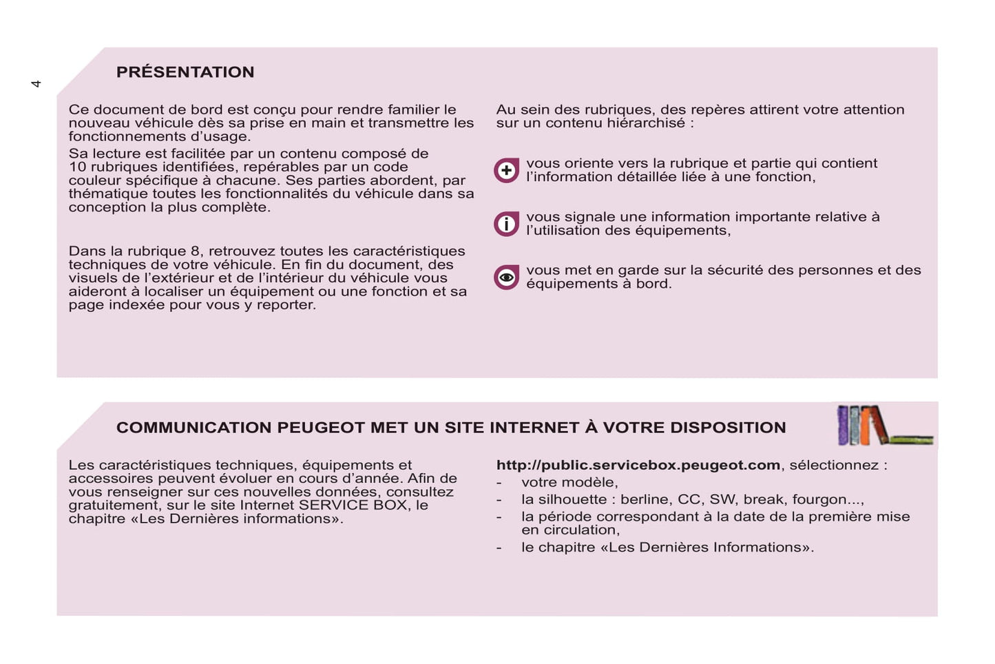 2013-2014 Peugeot 807 Manuel du propriétaire | Français