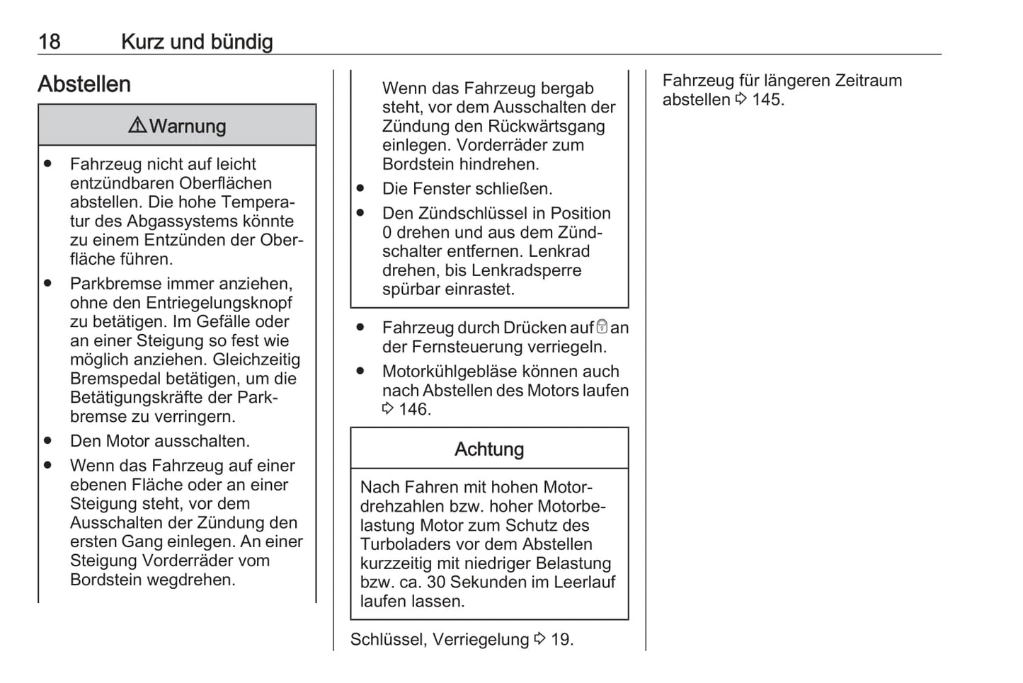 2017-2018 Opel Combo Owner's Manual | German
