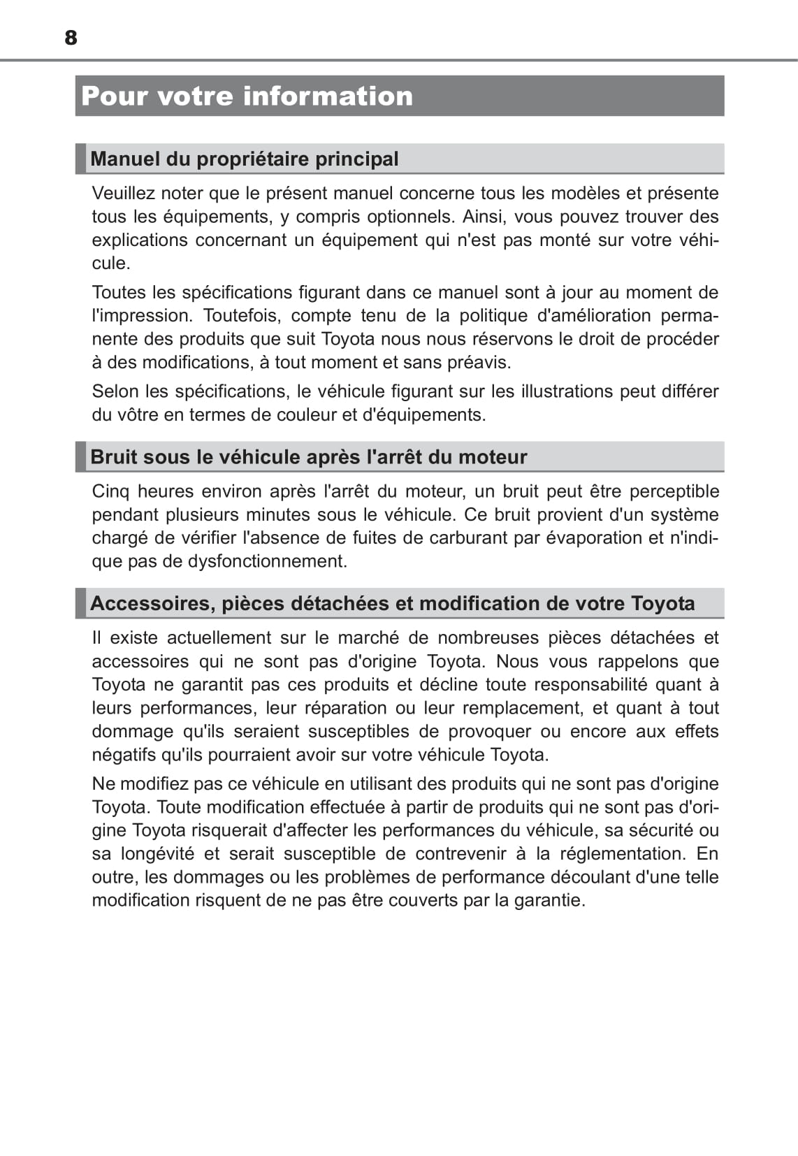 2017 Toyota Corolla iM Manuel du propriétaire | Français