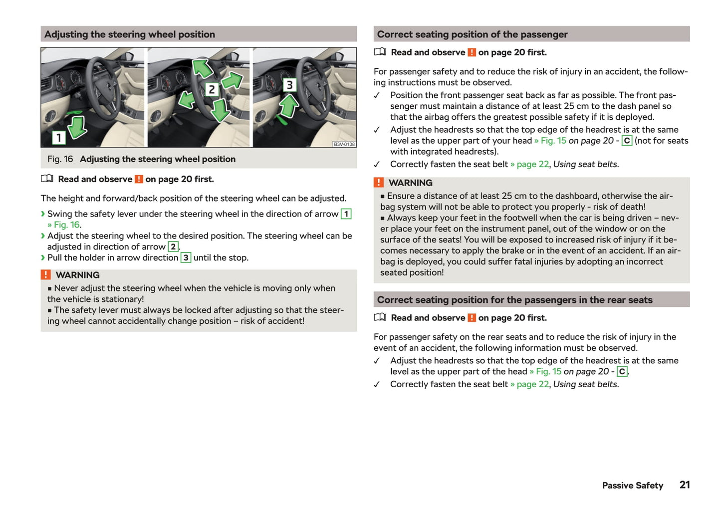 2015-2019 Skoda Superb Bedienungsanleitung | Englisch