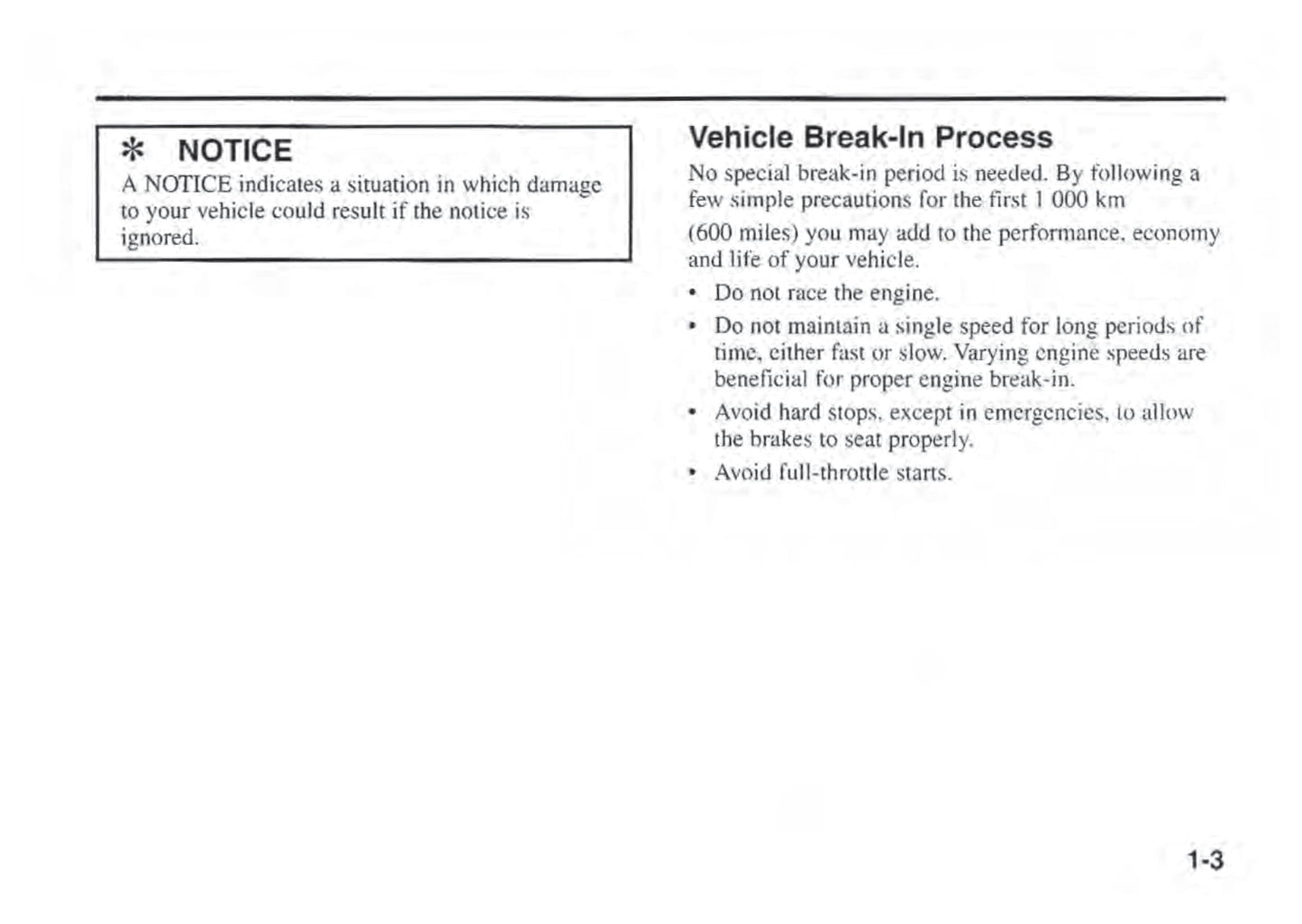 2001 Kia Sephia Bedienungsanleitung | Englisch