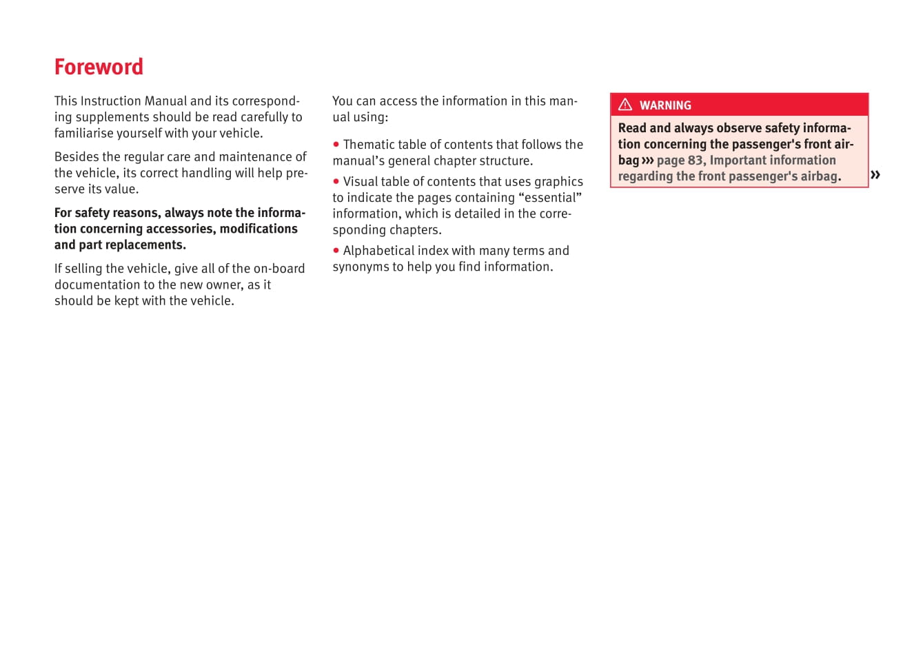 2017 Seat Leon Manuel du propriétaire | Anglais