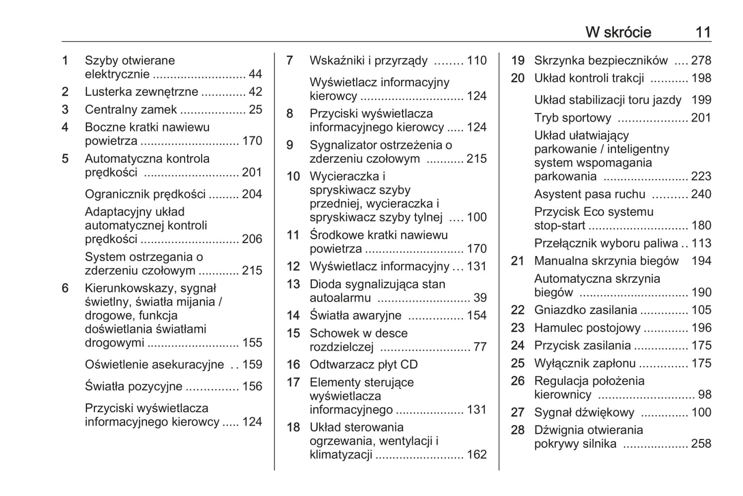 2019-2020 Opel Astra Manuel du propriétaire | Polonais
