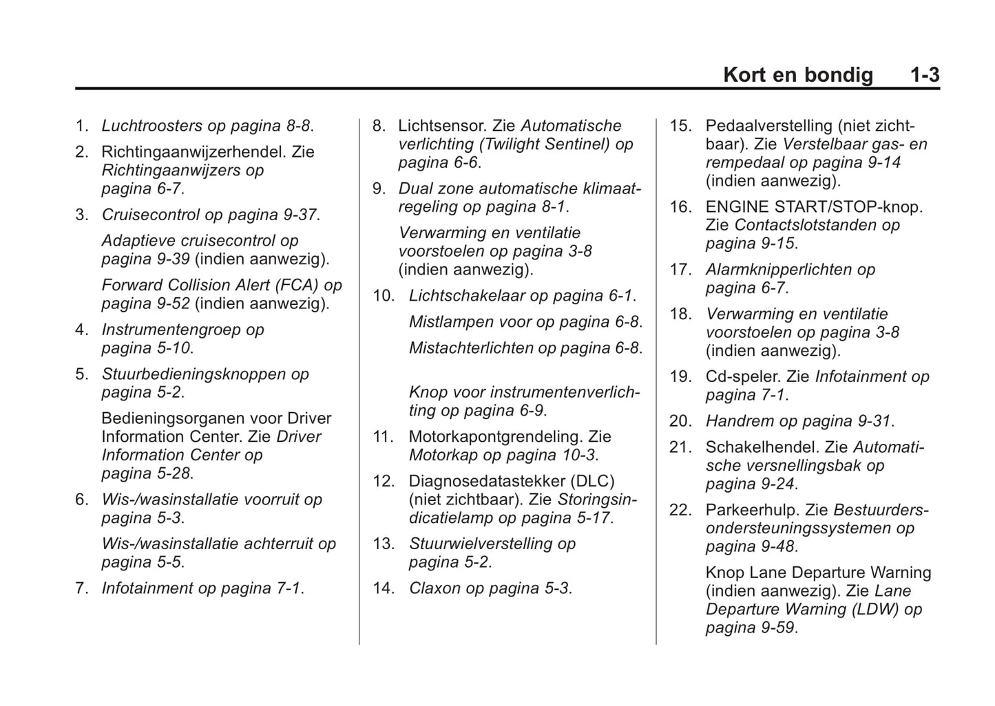 2015-2017 Cadillac SRX Gebruikershandleiding | Nederlands