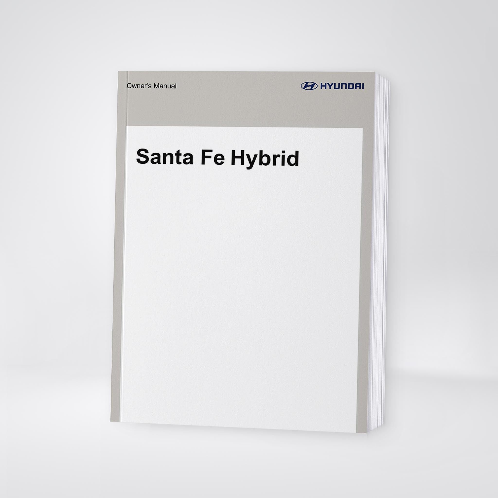 20212023 Hyundai Santa Fe Owner's Manual English Car Manuals