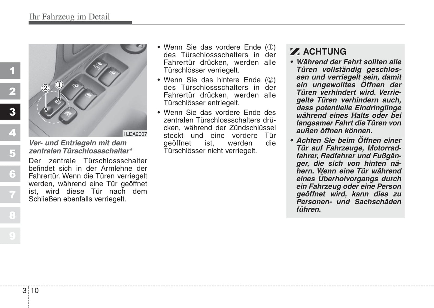 2004-2007 Kia Cerato Manuel du propriétaire | Allemand