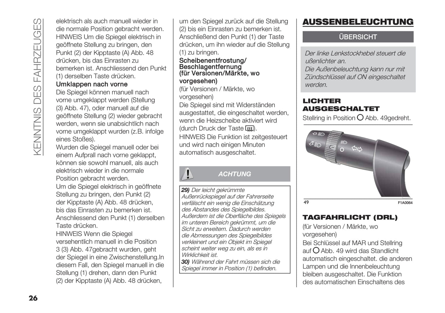 2018-2019 Fiat Nuovo Ducato Manuel du propriétaire | Allemand