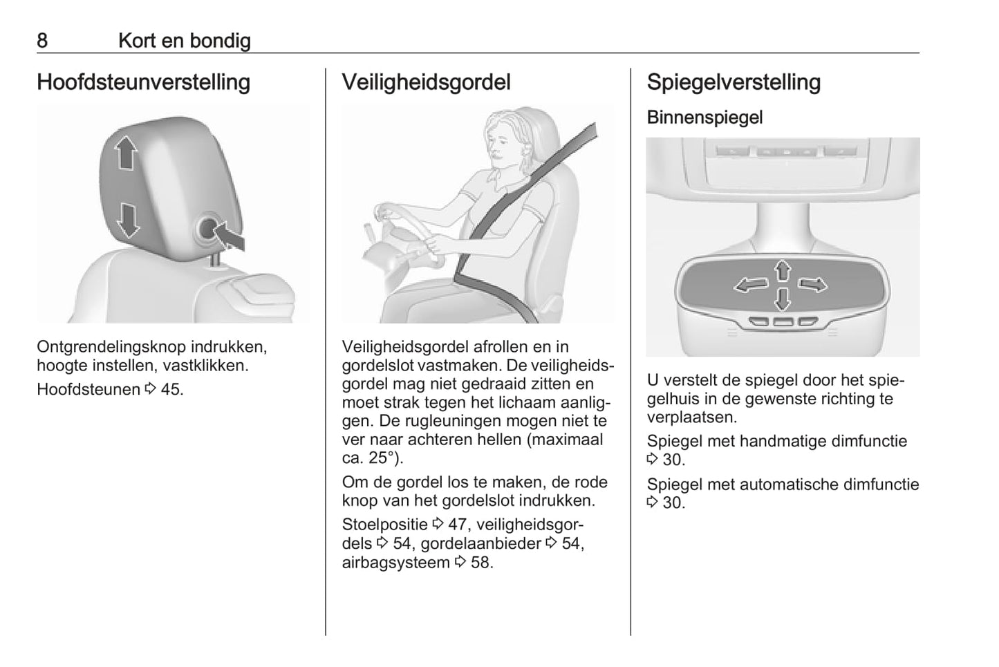 2018-2019 Opel Cascada Gebruikershandleiding | Nederlands