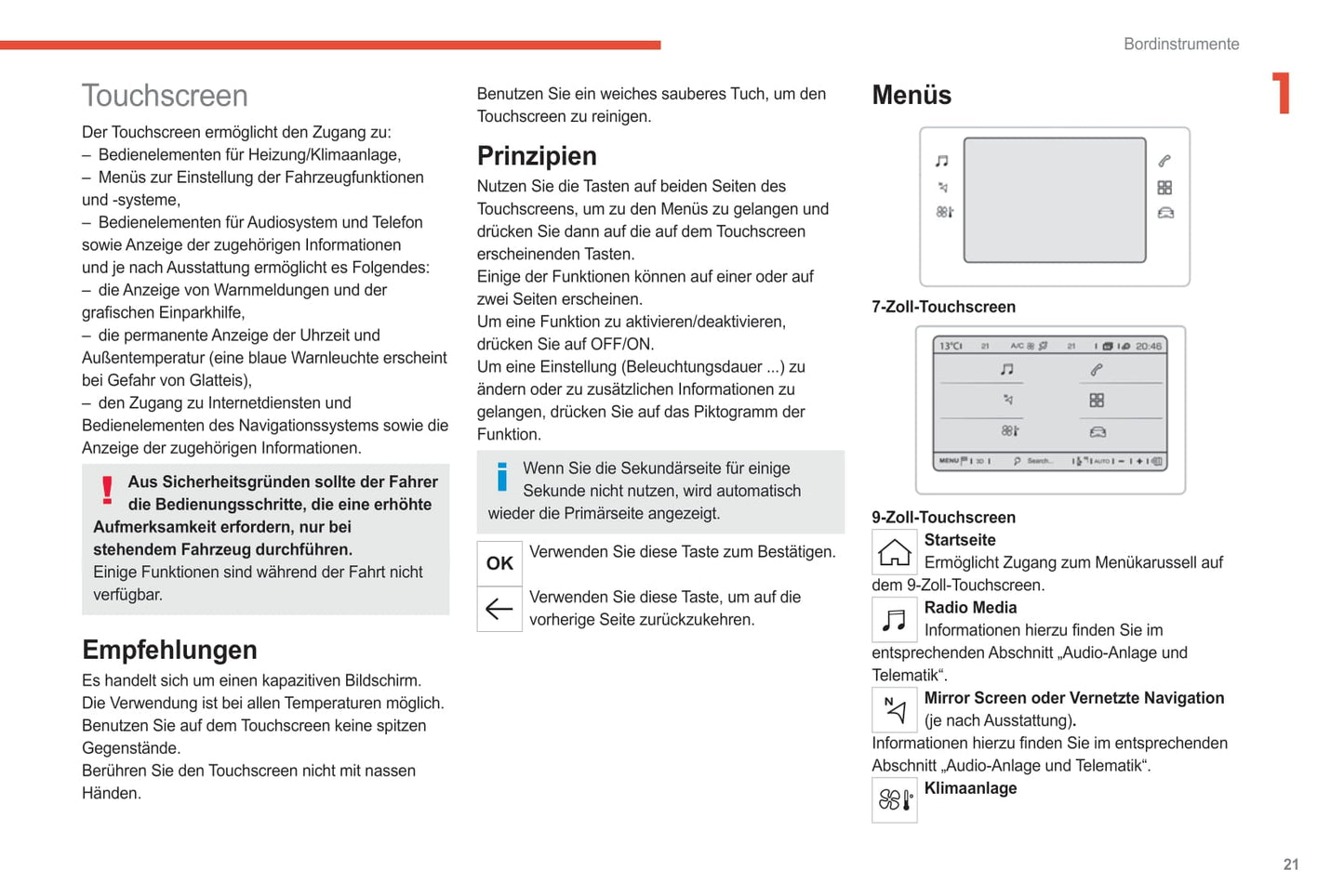 2021-2024 Citroën C3 Aircross Bedienungsanleitung | Deutsch