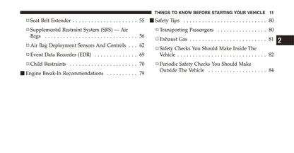 2012 Dodge Challenger SRT8 Gebruikershandleiding | Engels