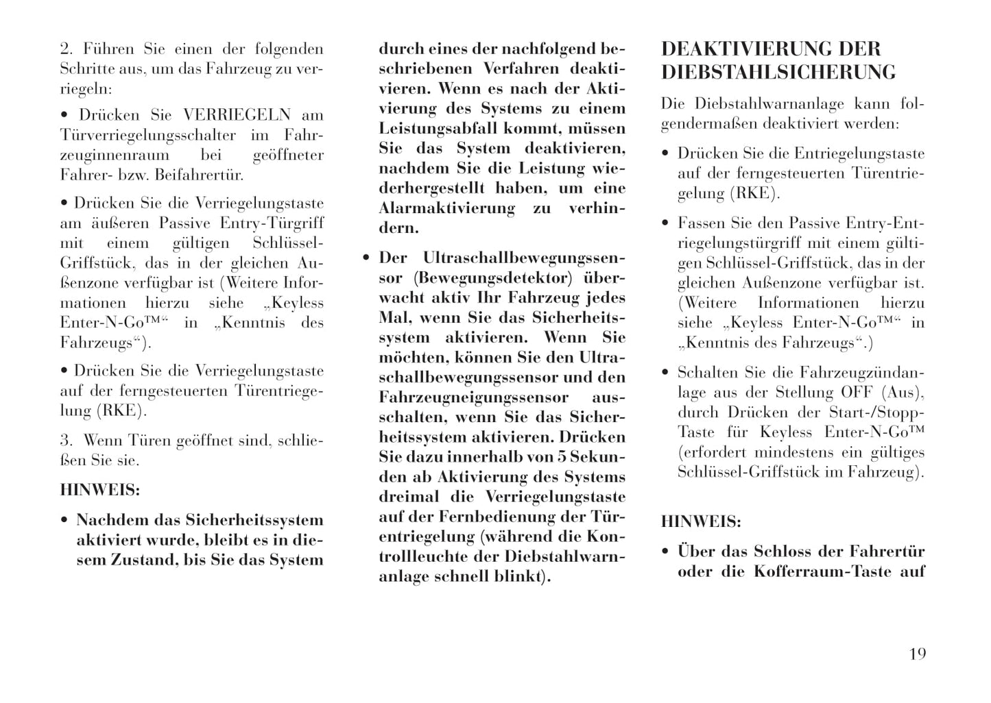 2011-2014 Lancia Thema Owner's Manual | German