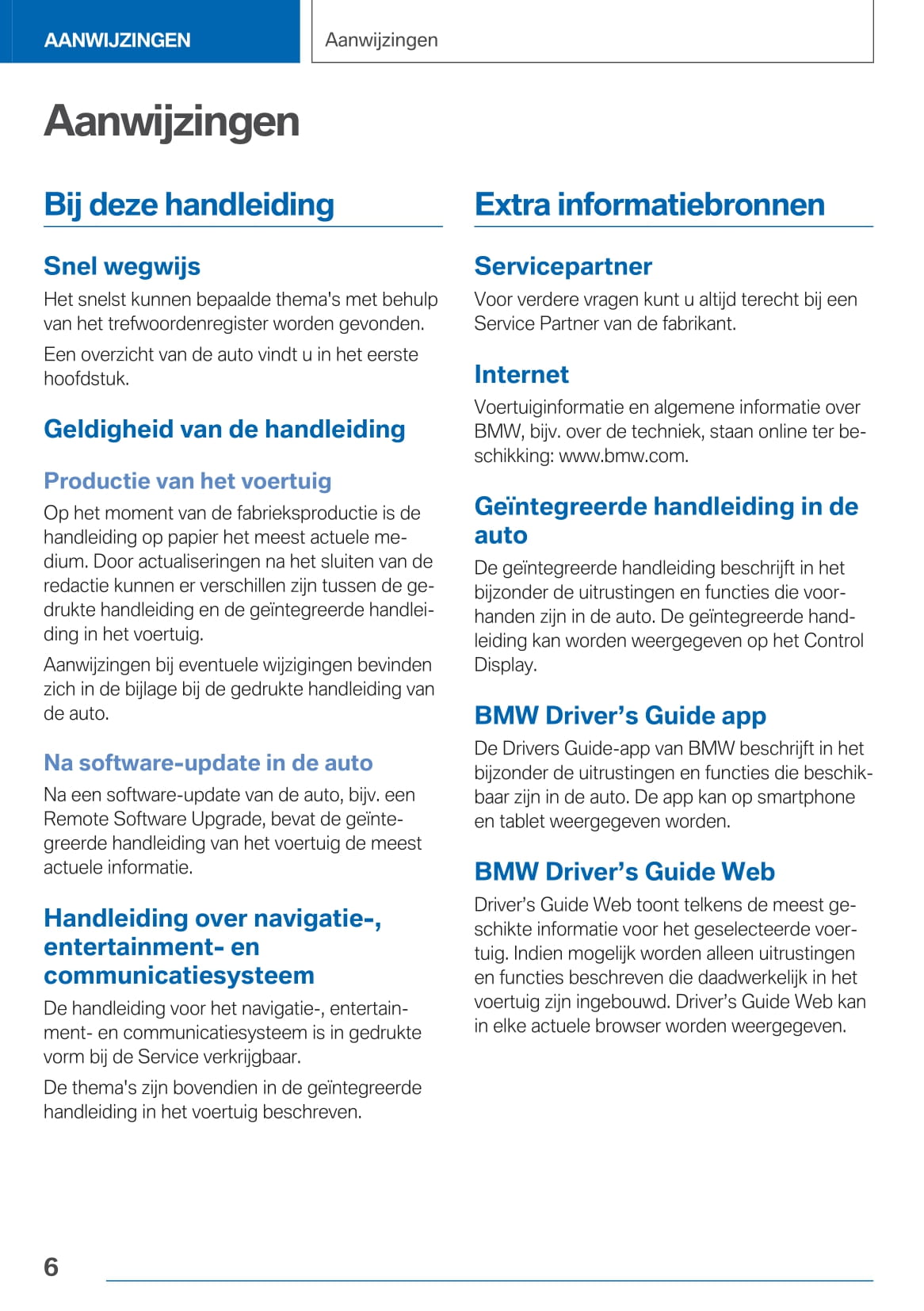 2020 BMW X5 M Owner's Manual | Dutch