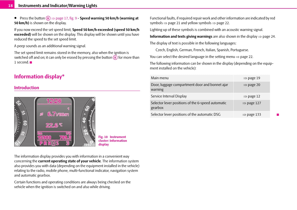 2004-2009 Skoda Octavia Bedienungsanleitung | Englisch