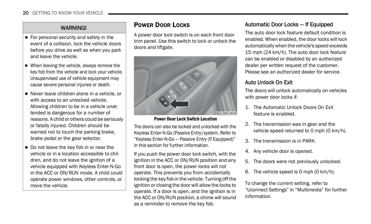 2020 Dodge Journey Gebruikershandleiding | Engels