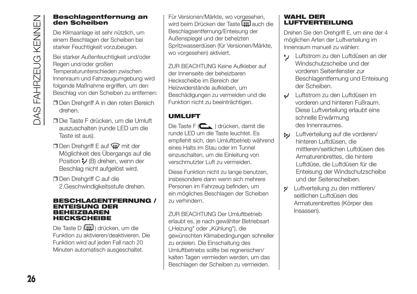 2012-2014 Alfa Romeo Giulietta Owner's Manual | German