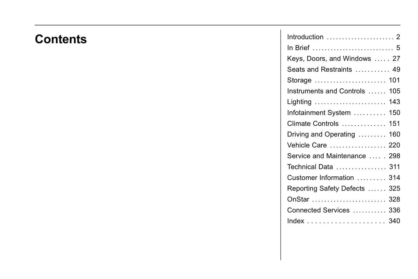 2019 Chevrolet Impala Gebruikershandleiding | Engels