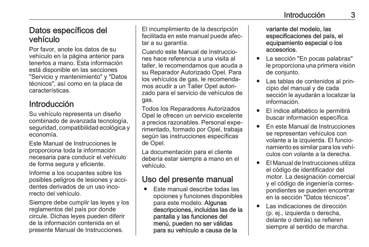 2016 Opel Insignia/Insignia Sports Tourer Owner's Manual | Spanish