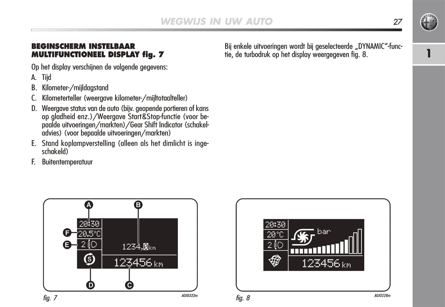 2008-2014 Alfa Romeo Mito Manuel du propriétaire | Néerlandais