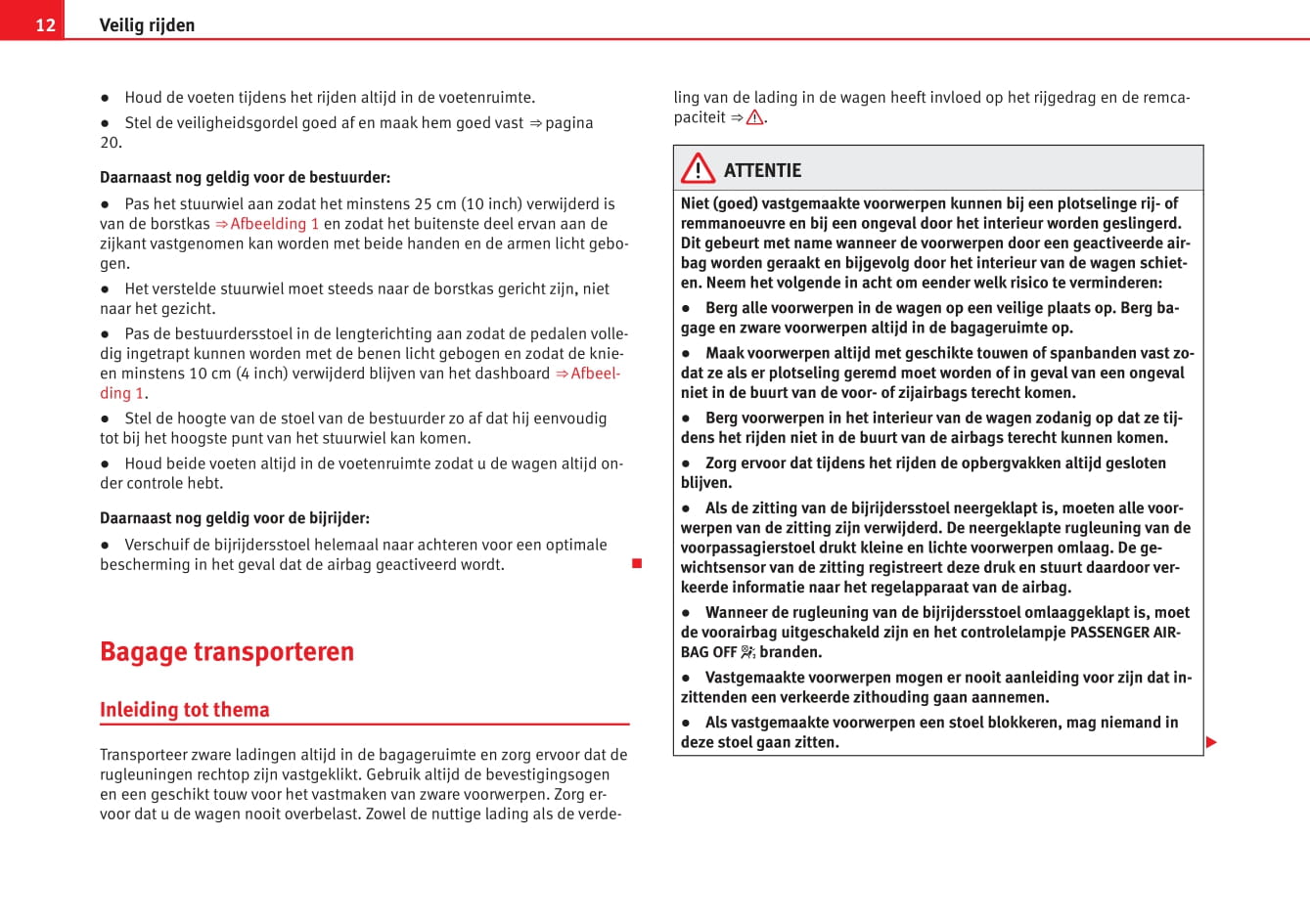 2014-2015 Seat Alhambra Owner's Manual | Dutch