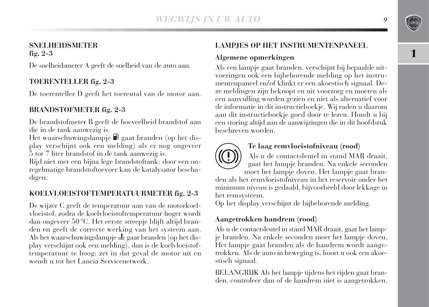 2008-2011 Lancia Delta Gebruikershandleiding | Nederlands
