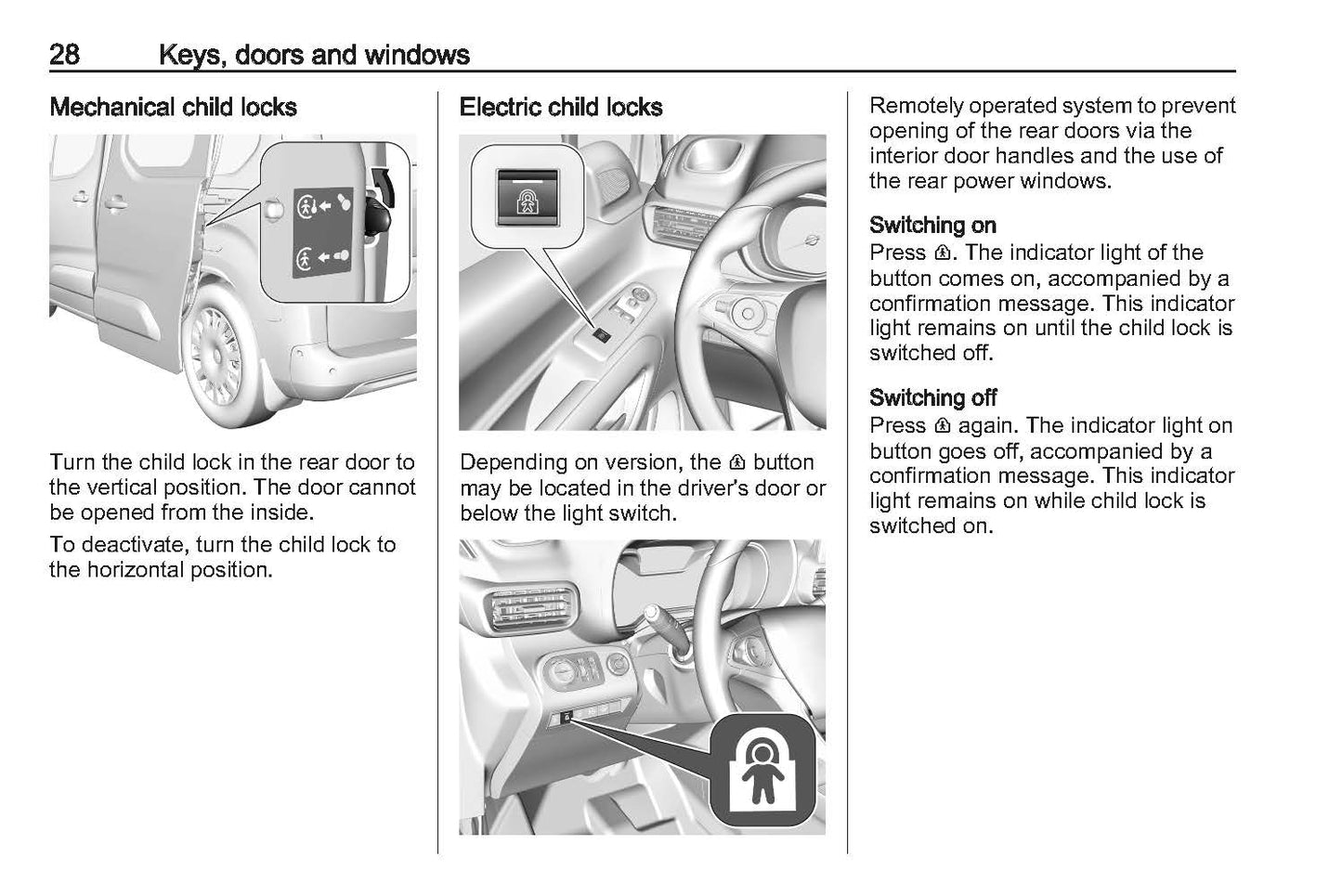 2019-2020 Vauxhall Combo Gebruikershandleiding | Engels
