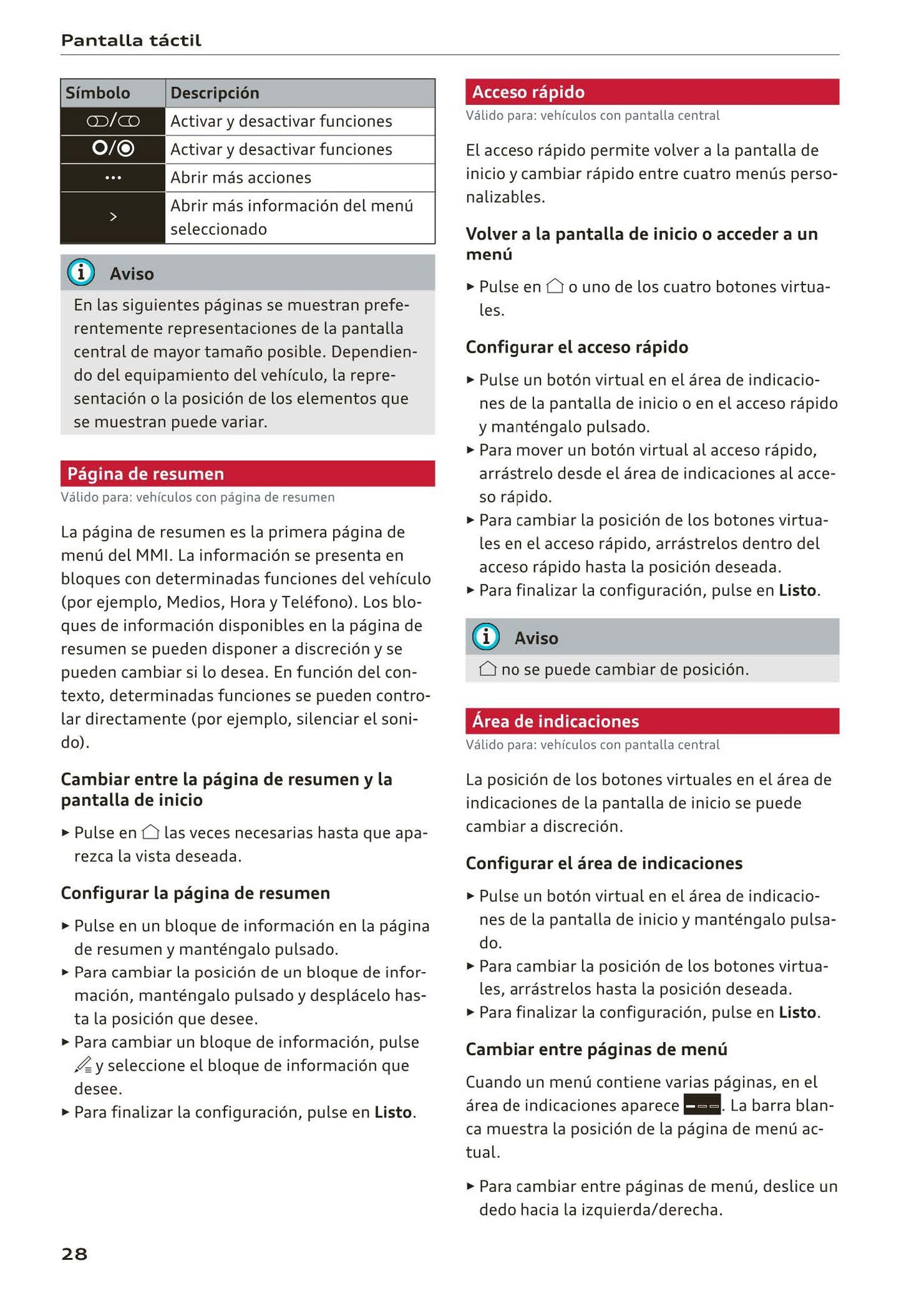 2018-2023 Audi Q3 Manuel du propriétaire | Espagnol