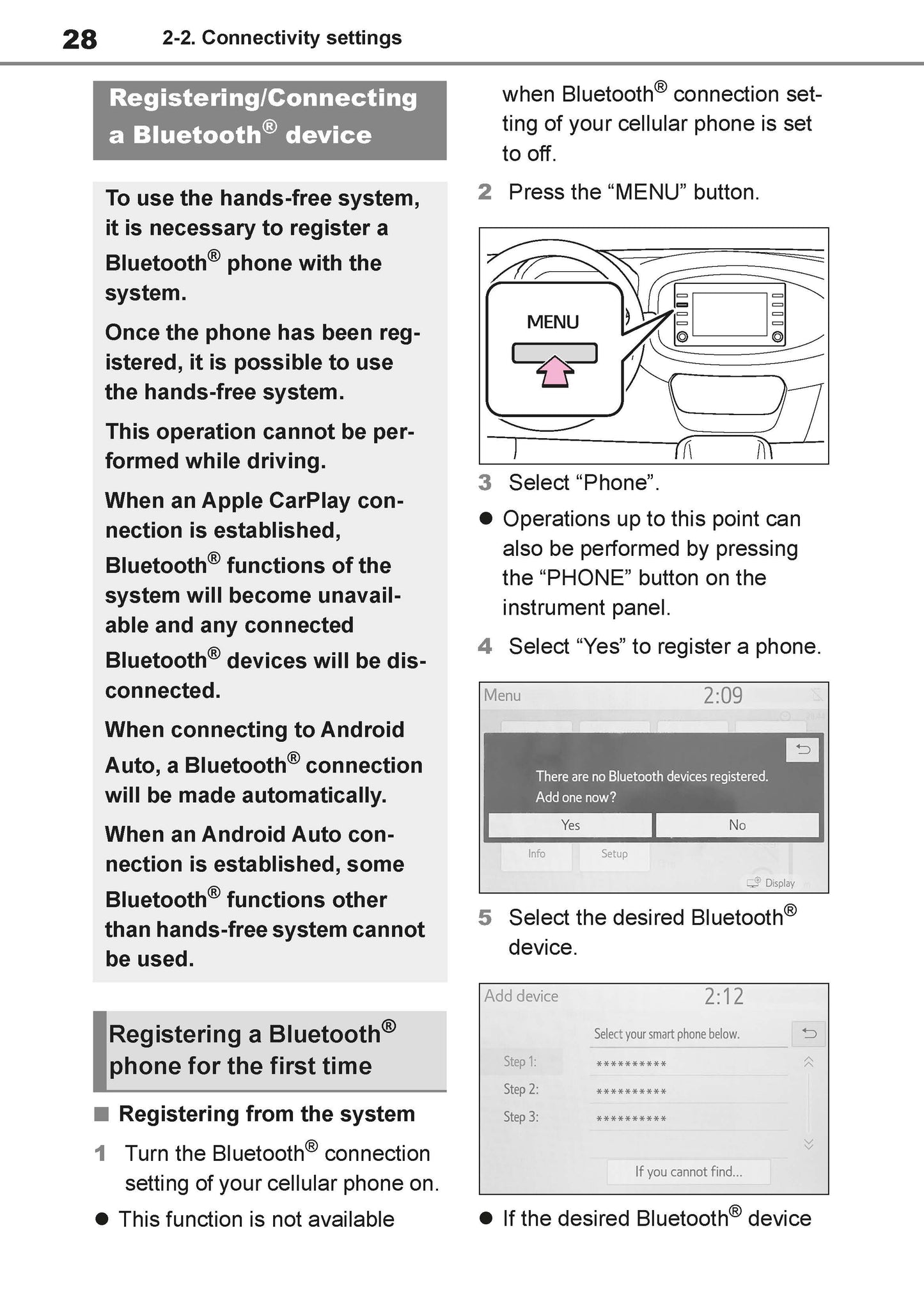Toyota Aygo X Navigation Manuel du propriétaire 2022 - 2023