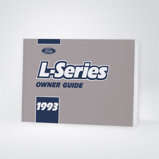 1993 Ford L-Series Owner's Manual | English